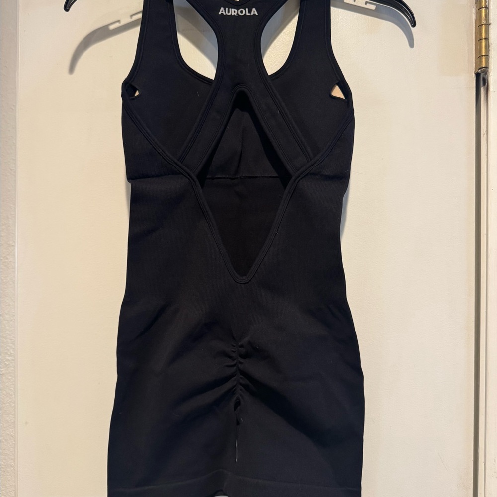 Aurola Women's Black Bodysuit